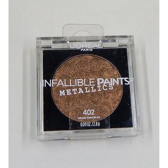 L'oreal Paris Infallible Paints Metallics Eyeshadow 402 Brass Knuckles - Picture 1 of 6